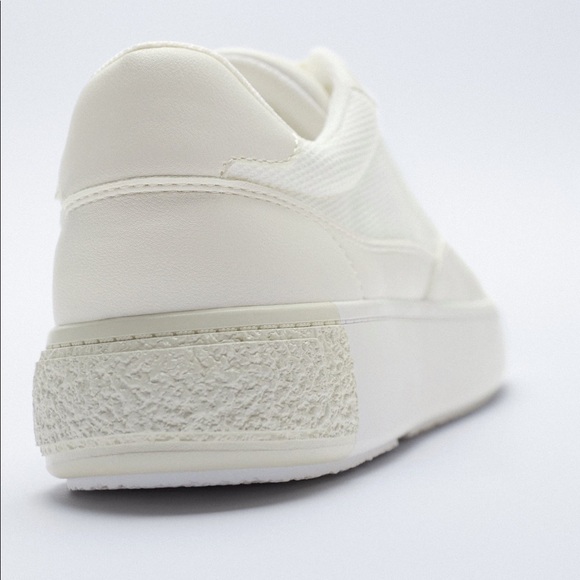 ZARA LACE-UP TRAINERS SNEAKERS - Picture 3 of 6